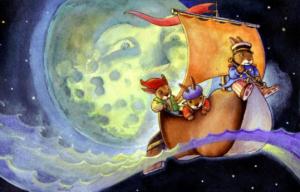 illustration by David McPhail, from ''Wynken, Blynken, and Nod,'