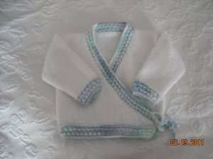 A sweater I made for my great-nephew a few years ago.