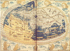 World of Ptolemy as shown By Johannes de Armsshein, Ulm, 1482 [Public domain], via Wikimedia Commons