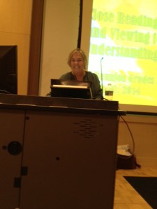 Stephanie Harvey shared her wisdom about nonfiction.