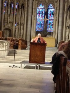 Diane Ravitch delivering the opening keynote.