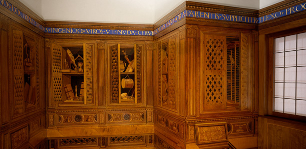Studiolo from the Ducal Palace in Gubbio Designed by Francesco di Giorgio Martini (Italian, Siena 1439–1501 Siena), Metropolitan Museum of Art