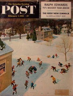 Saturday Evening Post cover by John Clymer, 1956