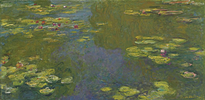 Le bassin aux nymphéas Claude Monet , 1919 [Public domain], via Wikimedia Commons