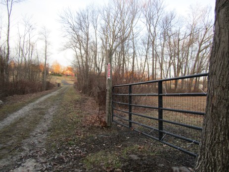 Our walk takes us through the fairgrounds of the annual Fireman's fair. 